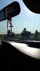 Window gets smashed by the Hells Angels