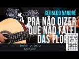 Geraldo Vandré - Pra Não Dizer Que Não Falei Das Flores (aula de violão)