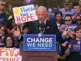 Joe Biden Rallies Tallahassee, Florida, November 2, 2008