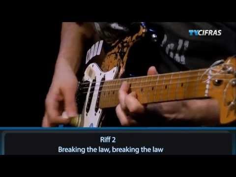 Judas Priest - Breaking the Law - Aula de Guitarra - TV Cifras