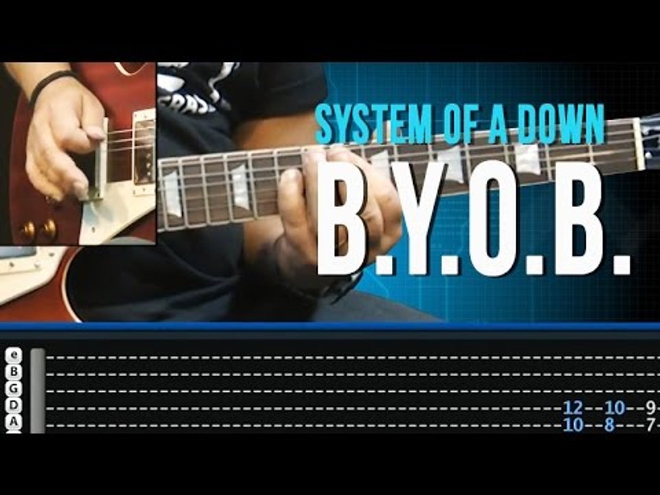 System of a Down - B.Y.O.B. - Aula de Guitarra - TVCifras