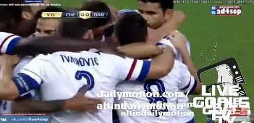 1st Half Goal and Highlights FC Barcelona 0-1 Chelsea