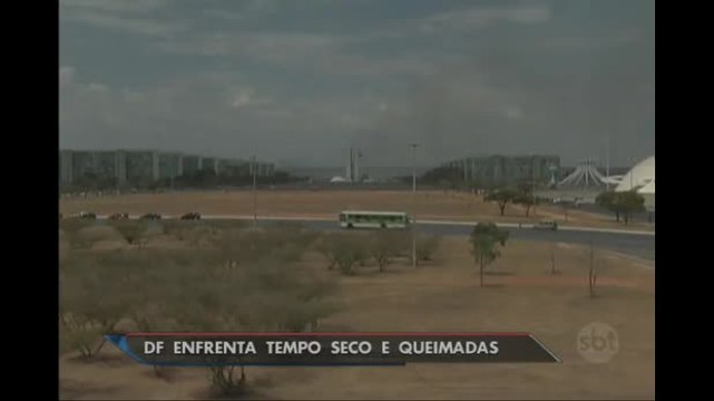 Distrito Federal enfrenta tempo seco e queimadas