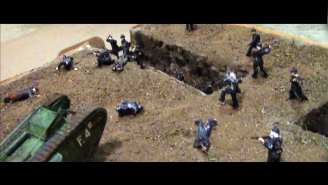 "Battle of the Somme" WWI Diorama in 1/72 scale 1916