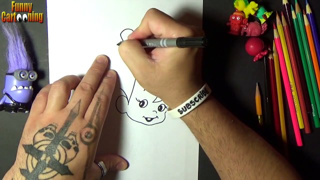 HOW TO DRAW PEBBLES FLINTSTONE - THE FLINTSTONES - HD