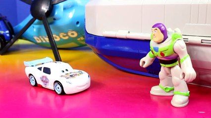 Disney Pixar Cars Paw Patrol Car McQueen Marshall Chase Rescue Toy Story Buzz Lightyear Fi