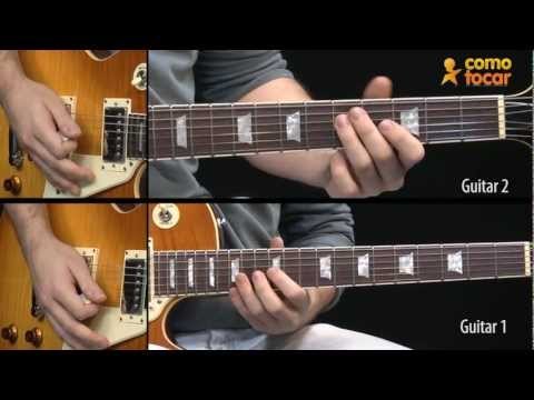 Tema de Super Mario Bros - Koji Kondo (como tocar - aula de guitarra)