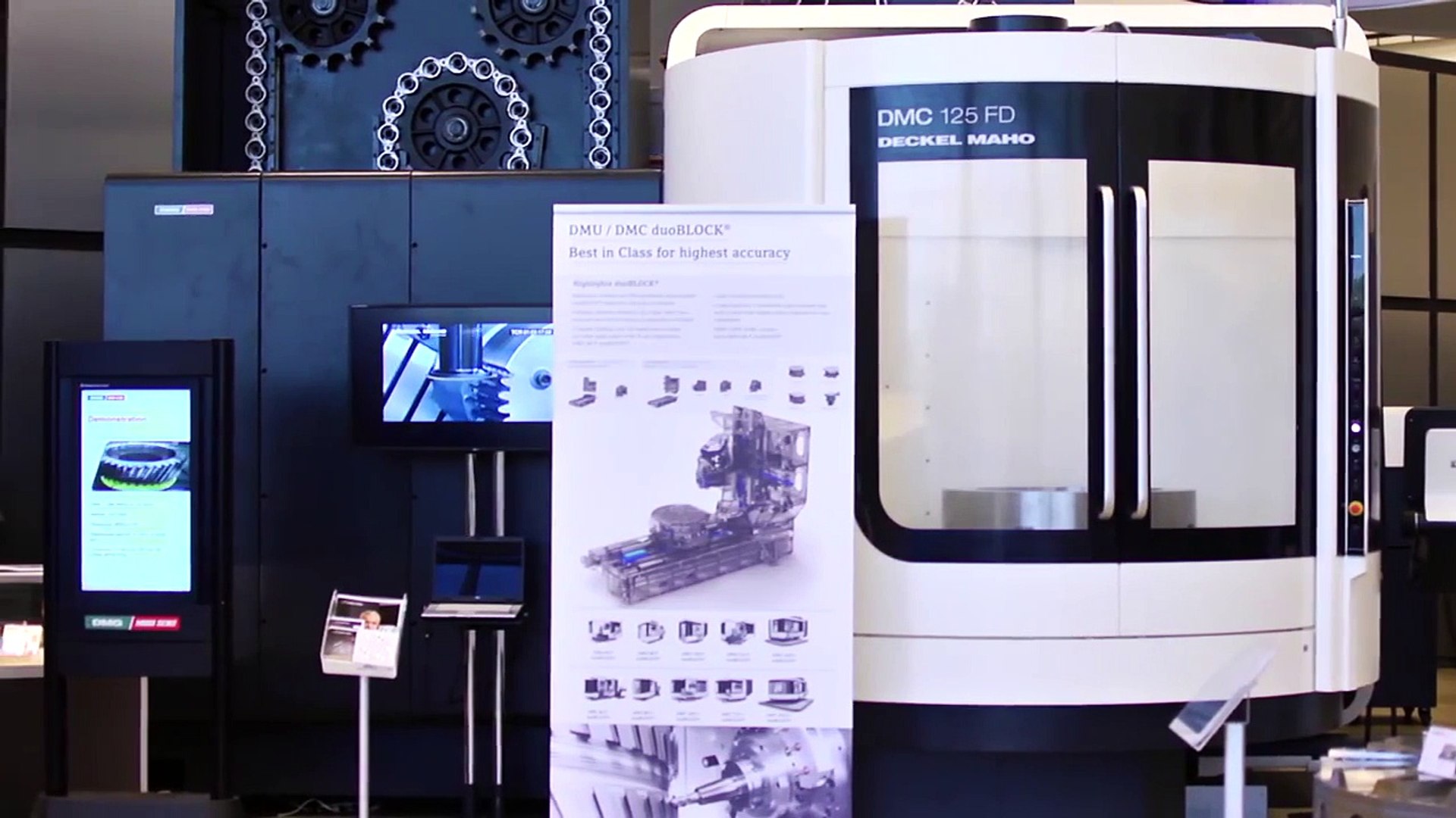 Dmc 125 Fd Duoblock Five Axis Machine By Dmg Mori Seiki Video Dailymotion