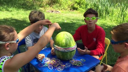 The Great Watermelon Challenge(s) _ Flippin' Katie