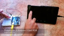Experimento #4. Protocoder   Arduino   Led RGB