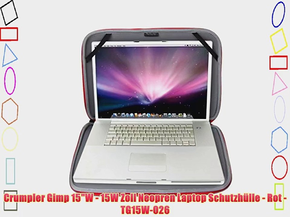 Crumpler Gimp 15W - 15W Zoll Neopren Laptop Schutzh?lle - Rot - TG15W-026