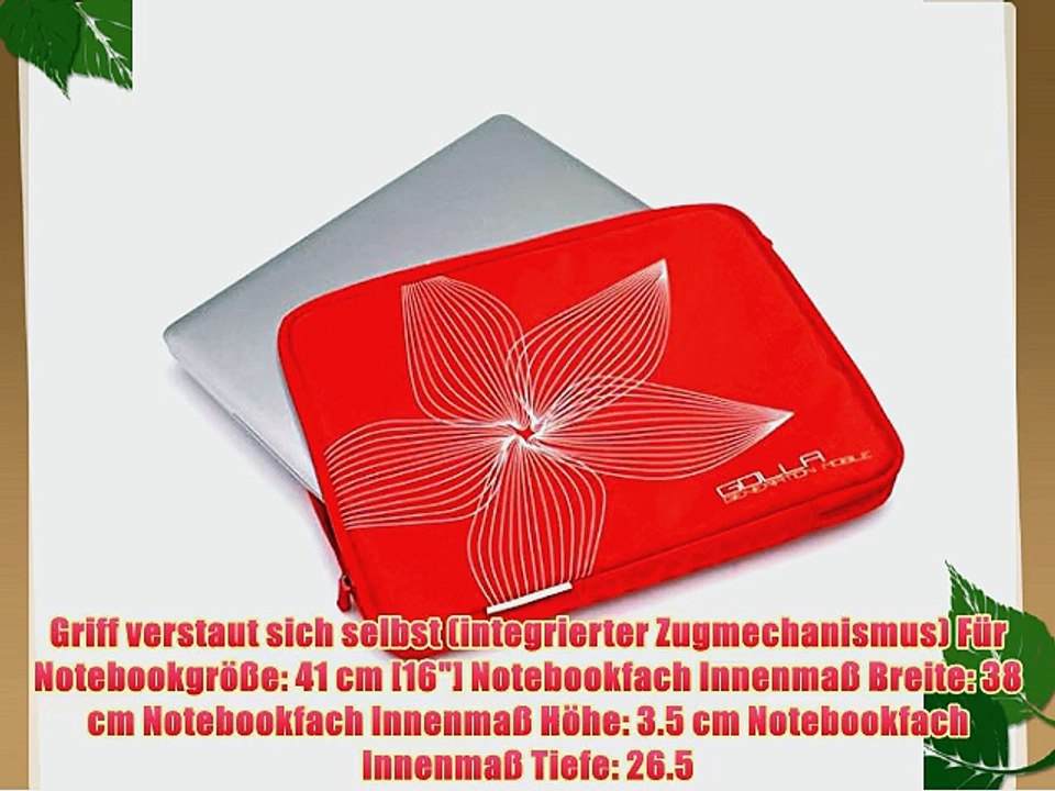 Golla G876 Curl Notebooktasche bis 41 cm (16 Zoll) rot