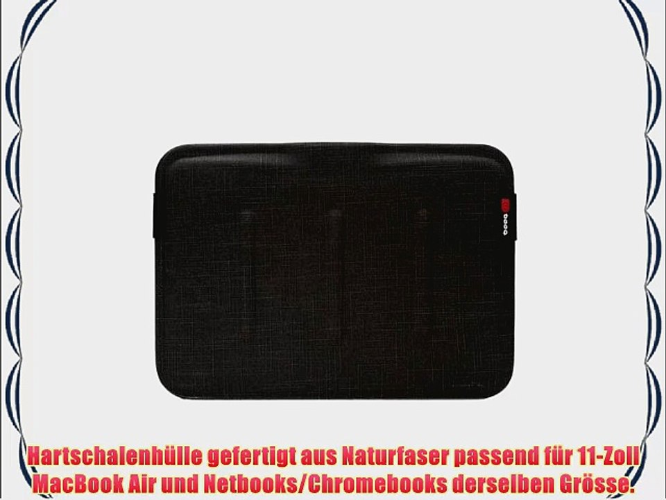booq Viper sleeve VSL11-BLK H?lle f?r MacBook Air 11 Zoll schwarz