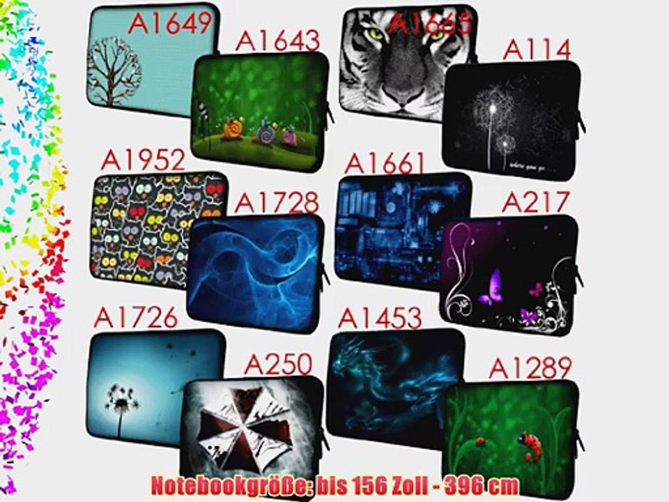 Sidorenko Designer Laptoptasche Notebooktasche in 156 Zoll auch in 102 Zoll / 133 Zoll / 142