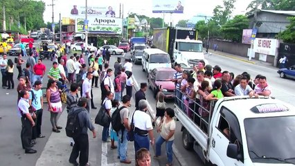 Gobierno enfrenta paro de transporte incitado por la Mara 18