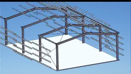 Quotec - 3D Shed Construction Model - Steel Building Design & Quotation Software