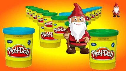 10-20 x 50 Surprise Eggs Die Zwerge gnomes Play-Doh creations  Kinder Surprise toys Animation
