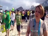 Cientos llegan al Fan Fest de Río de Janeiro