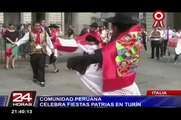 Italia: comunidad peruana celebra Fiestas Patrias en Turín