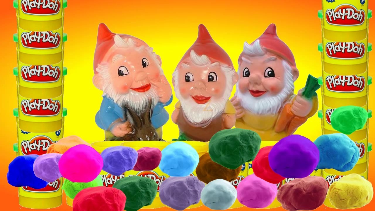 30-50 x 50 Surprise Eggs, Die Zwerge, gnomes, Play-Doh creations, Kinder Surprise, unboxing, Animation