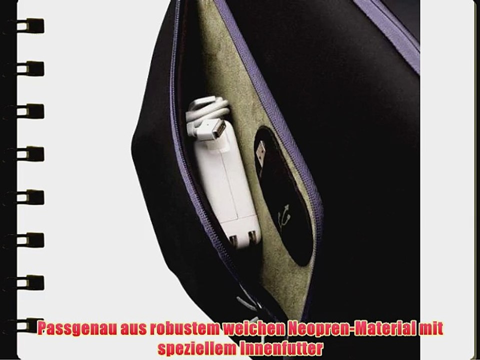 Case Logic PAS213K MacBook Pro Notebook Sleeve 33 cm (13 Zoll) Schwarz