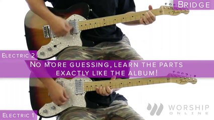 Wondrous Cross - Christy Nockels - Electric Guitar Tutorial