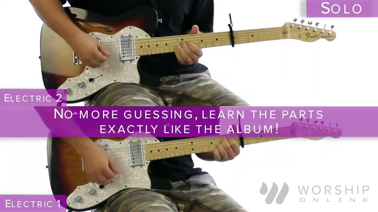 Furious - Bethel Music - Electric Guitar Tutorial