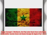 Flagge Senegal 1 Weltkarte Rot Flip Leder Back Case Lederh?lle Schutzh?lle Tasche Cover mit