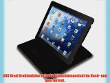 Katzen 10033 Wei?e Katze Schwarz iPad 4 3 2 Smart Back Case Leder Tasche Shutzh?lle H?lle -
