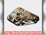 Lebendige 10008 Leopard Wasserfest Neopren Weich Zip Geh?use Computer Sleeve Laptop Tasche