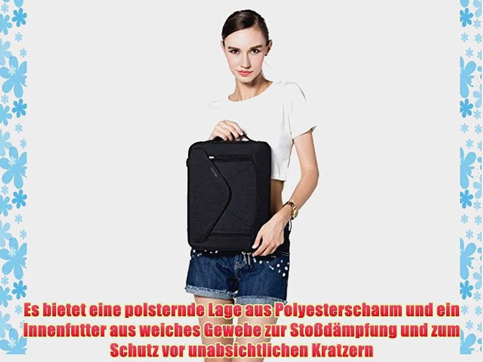 Mosiso - Umschlag Nylon-Gewebe H?lle Tasche Schultertasche f?r 279-295 cm (11-116 Zoll) Laptop