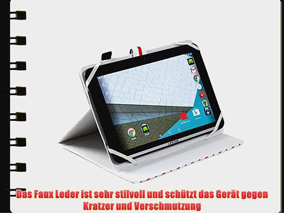 Navitech 10 Zoll stilvolles gesteiftes rotierbares Stand Case Cover H?lle f?r das Acer Iconia