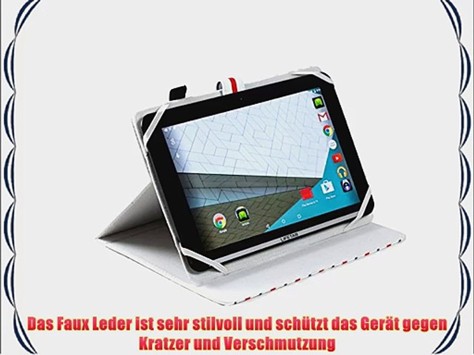 Navitech 10 Zoll stilvolles gesteiftes rotierbares Stand Case Cover H?lle f?r das iPad Air