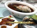 Winning Chinese cuisine--steamed Wuchang fish