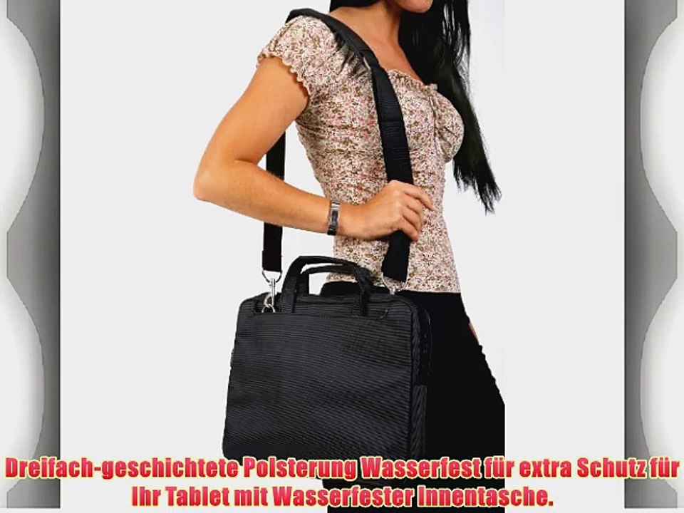 Navitech Schwarzes Ultrabook / Laptop / Notebook Case Cover Tasche f?r das MSI S30