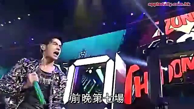 DONNIE YEN performs Double NUNCHAKU and sings at a JAY CHOU concert