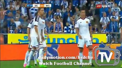 Goal Michael Lang Lech Poznan vs Basel 0-1 Champions League 29.07.2015