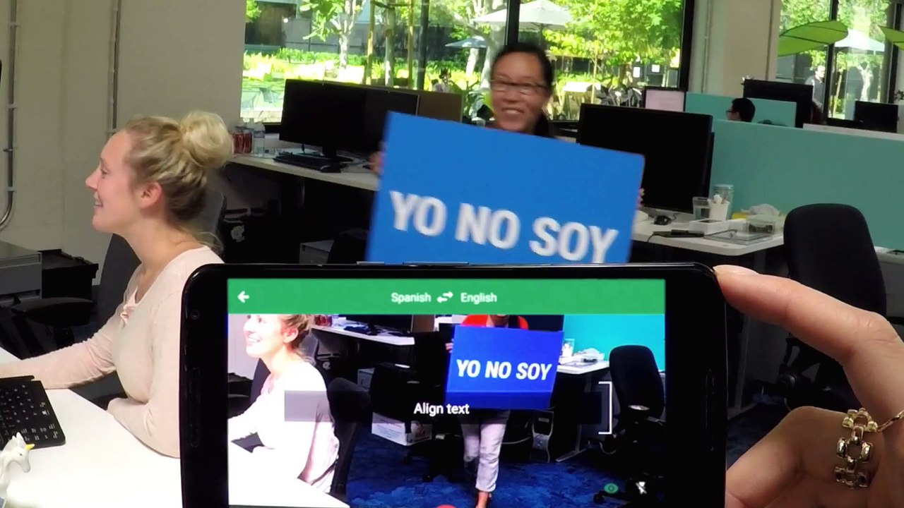 La nouvelle application google qui traduit depuis  l'appareil photo de votre smartphone