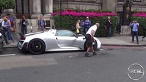 £MILLION SUPERCAR CAR WASH ON BUSY LONDON STREET!
