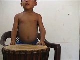 4 Year Old Drums Again...