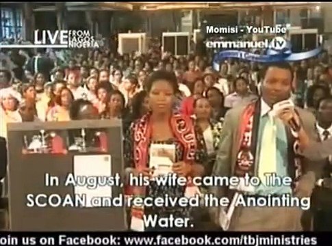 SCOAN 29 Dec 13: Anointing Water Blessing of Favour & Open Doors Testimony, Emmanuel TV, TB Joshua