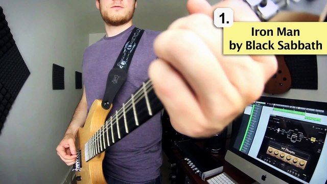 31 chansons rock jouées à la guitare en 1min - Medley de fou