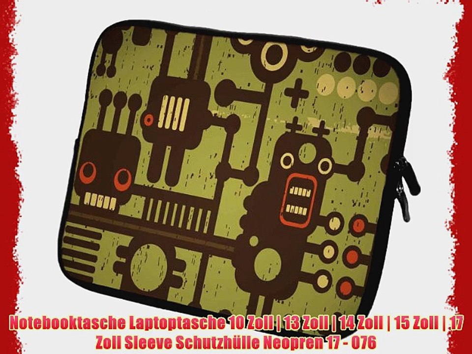 Notebooktasche Laptoptasche 10 Zoll | 13 Zoll | 14 Zoll | 15 Zoll | 17 Zoll Sleeve Schutzh?lle
