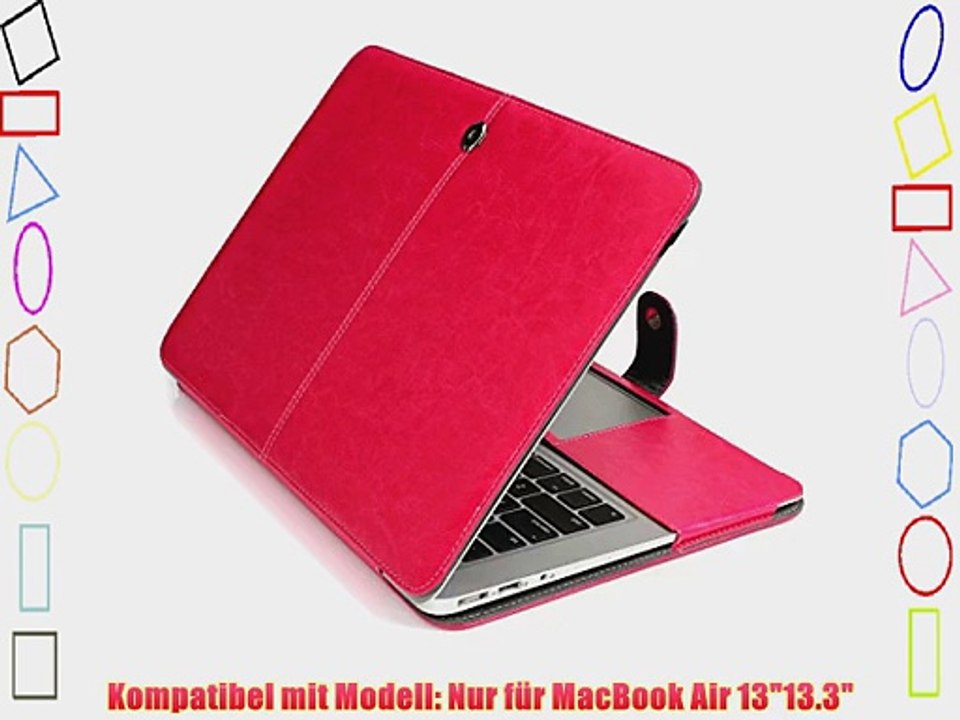 TECOOL? Premium-PU-Leder MacBook Notebook Sleeve Tasche Case H?lle f?r Apple Macbook Air 1313.3