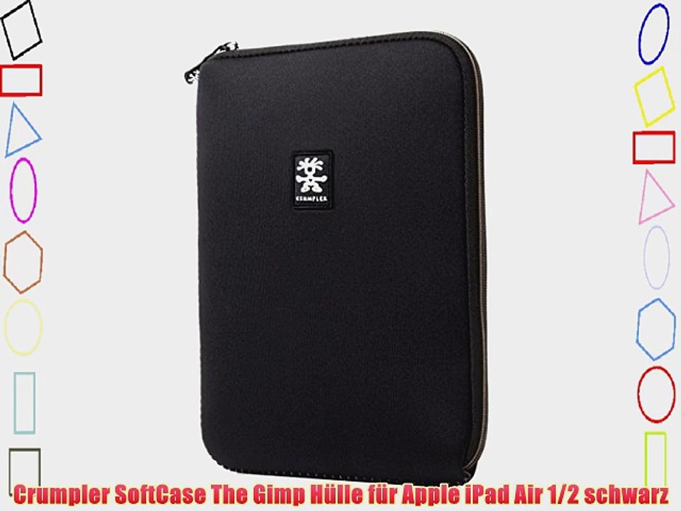 Crumpler SoftCase The Gimp H?lle f?r Apple iPad Air 1/2 schwarz