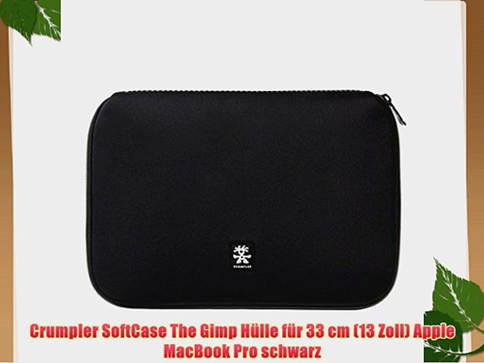 Crumpler SoftCase The Gimp H?lle f?r 33 cm (13 Zoll) Apple MacBook Pro schwarz