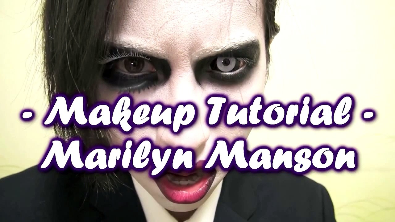 2nd マリリン マンソンメイク方法 化粧 2nd Marilyn Manson Makeup Tutorial Video Dailymotion