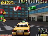 Cab Driver Game Cartoons about cars  Cars for children  Cartoons for boys  Games for boys