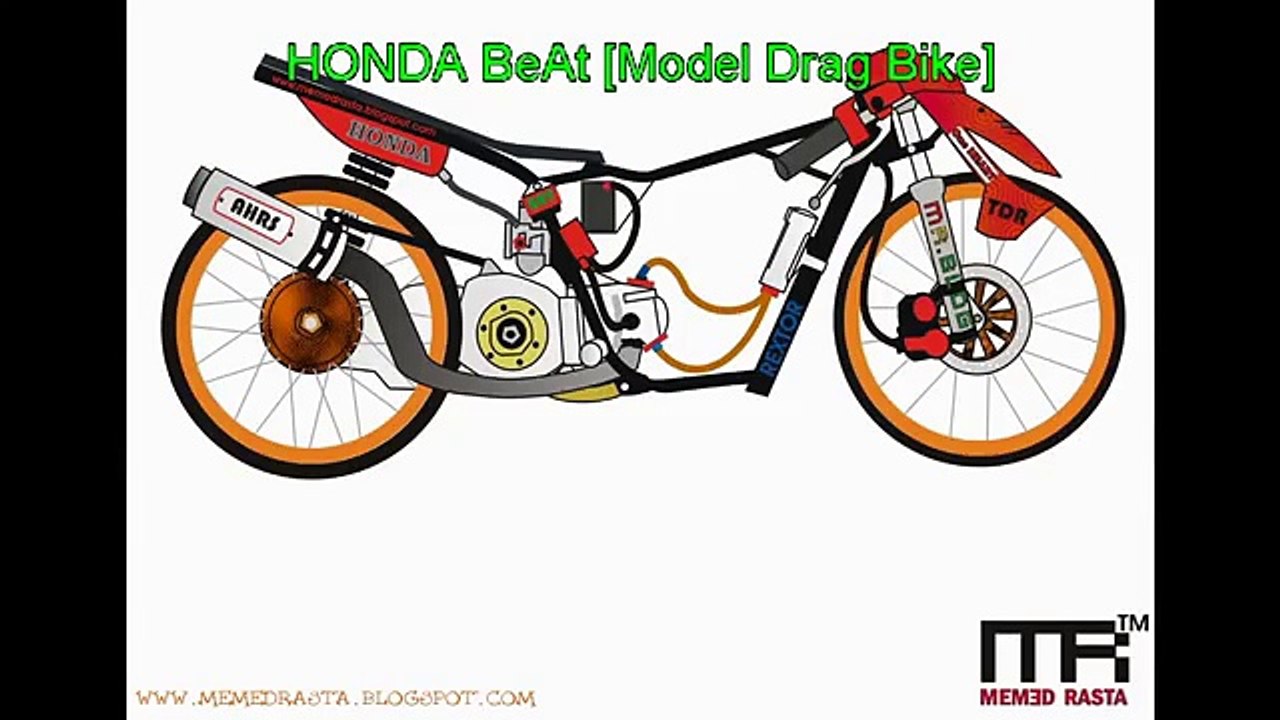 Gambar Modifikasi Motor Dengan Software Coreldraw Desain Grafis