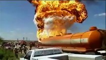 Destroyed in Seconds - Oil Tank Explosion
